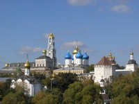 вид Свято-Троицкой Сергиевой Лавры